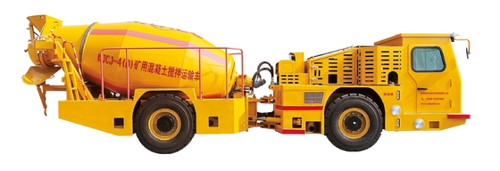 주문 4m3 관절 콘크리트 믹서 광산 콘크리트 믹싱 트럭 KJCJ-4D online manufacture