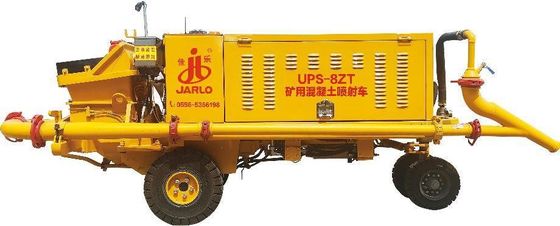 8m3/h 지하 샷크레트 기계 수압 습기 혼합 샷크레트 기계