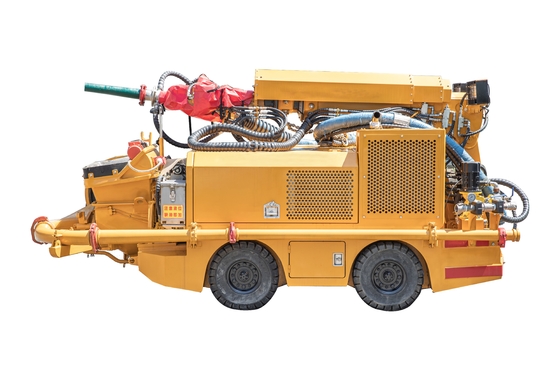 UPS-ZT10 ((A) 지하 샷콘크리트 기계 유네이 엔진 캐빈과 함께 습한 콘크리트 분사 기계